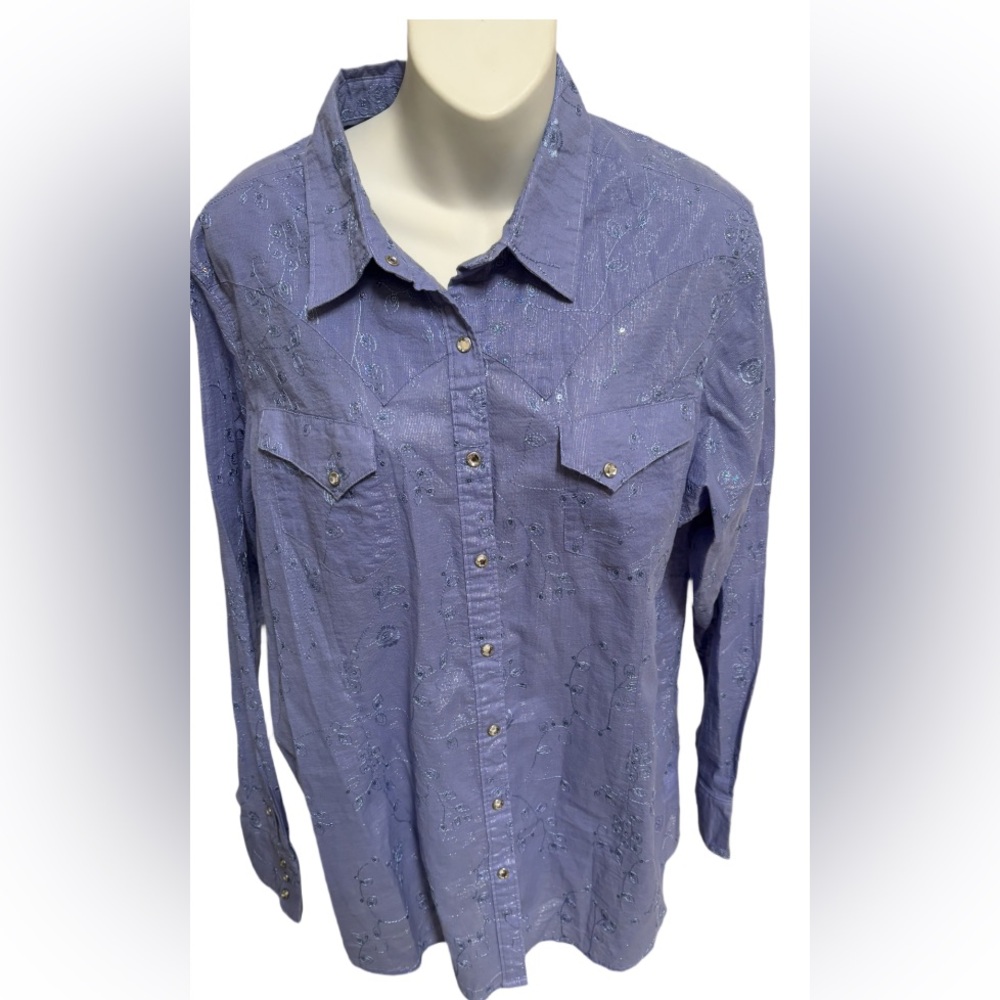 Ariat Long Sleeve Button Down Top - image 1